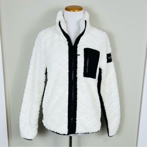 Calvin Klein Performance White Teddy Jacket